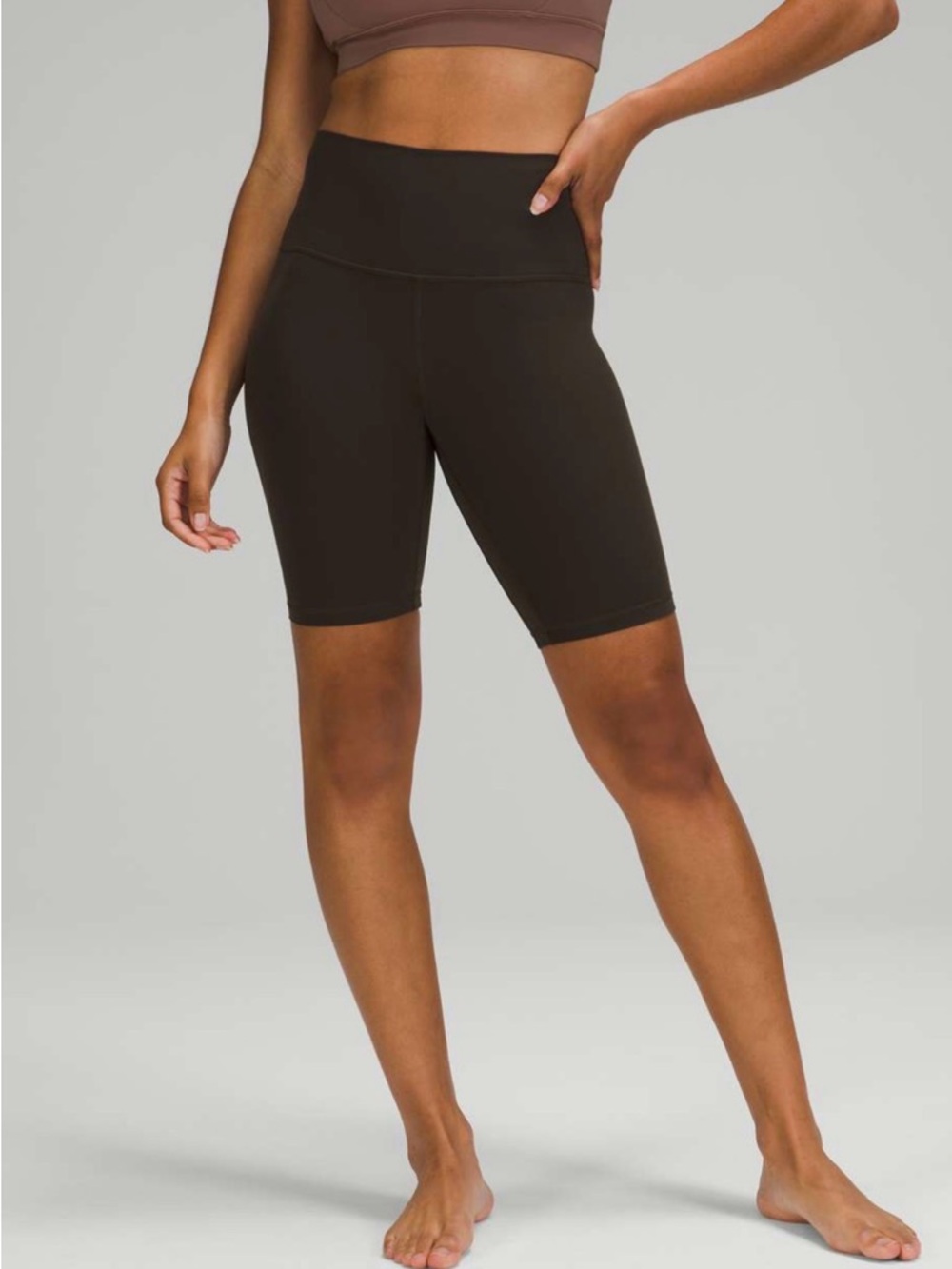 Lululemon Align Biker Yoga Short 8"
Dark Olive Green  SZ. 8 EUC